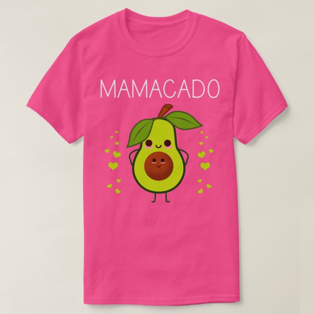 Camiseta Mamacado Embarazo Gracioso Aguacado Cute Ado (Diseño del anverso)