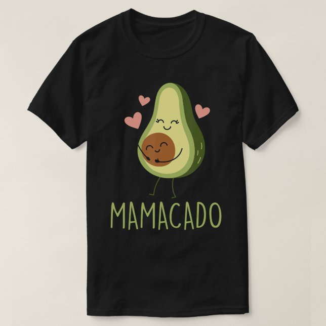Camiseta Mamacado Funny Aguacado Regalos de Mamá para el Em (Diseño del anverso)