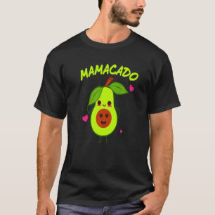 Camiseta MAMACADO Impresionante aguacate vegan diseños pres