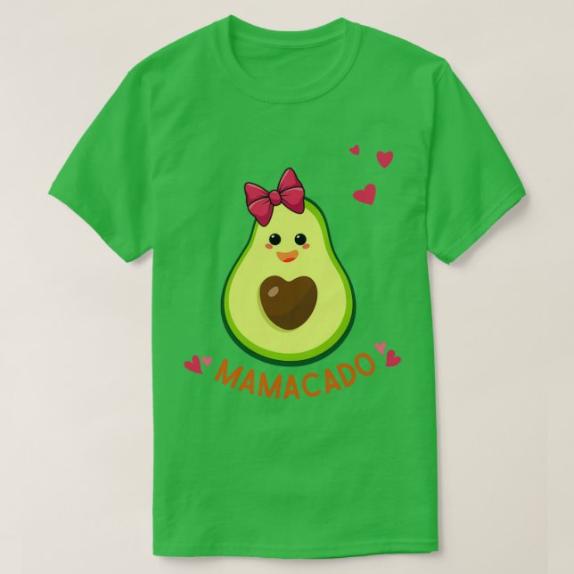 Camiseta Mamacado Invitación de embarazo Graciosa (Diseño del anverso)