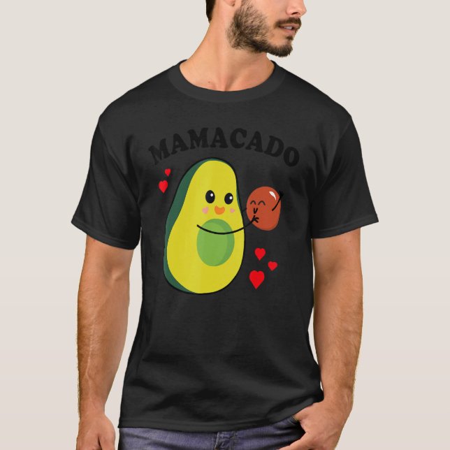 Camiseta Mamacado Mujeres Aguacate Costume Niños Bebé Adult (Anverso)