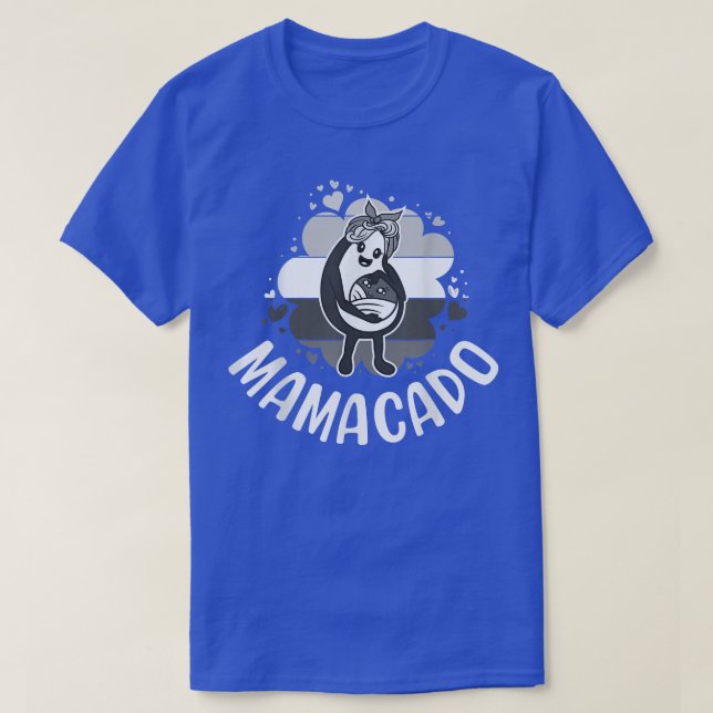 Camiseta Mamacado, Mujeres Aguacate Para Chicas, Mamá Cuta, (Diseño del anverso)