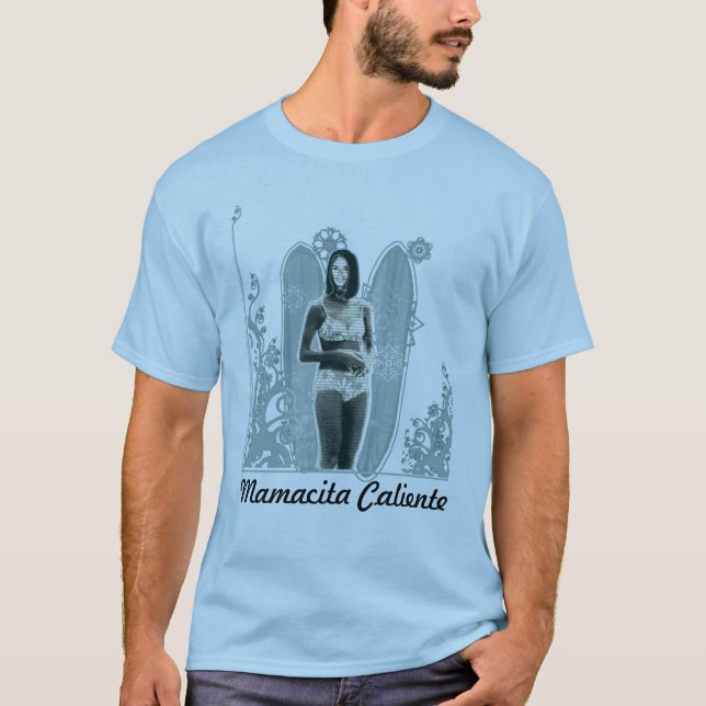 Camiseta Mamacita - el T de los hombres (Anverso)