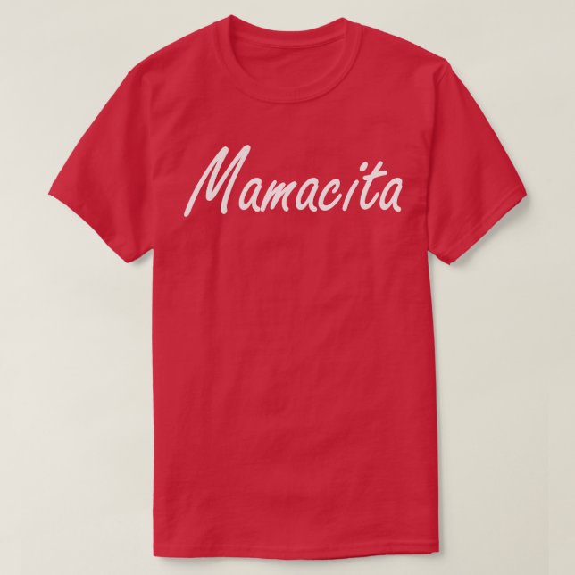 Camiseta mamacita española (Diseño del anverso)
