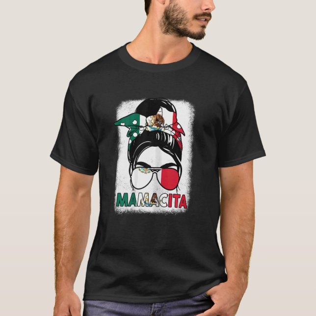 Camiseta Mamacita Mexicana Día de la Independencia (Anverso)