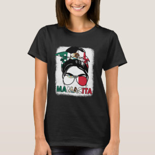 Camiseta Mamacita Mujeres Día de la Madre Bandera Mexicana 