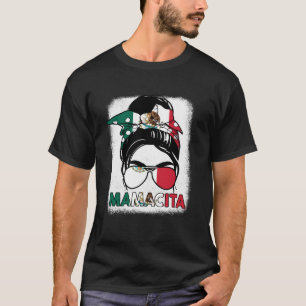 Camiseta Mamacita Mujeres Día Madre Bandera Mexicana Mamá