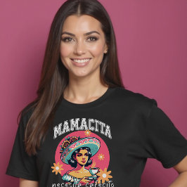 Camiseta Mamacita Necesita Cafecito Latina Mamá Café