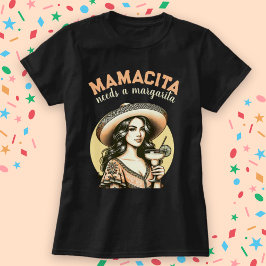 Camiseta Mamacita Necesita Un Vintage Margarita