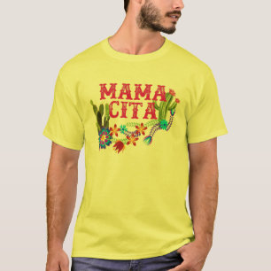 Camiseta Mamacita Para Mujeres Mexicanas Fiesta Cinco De