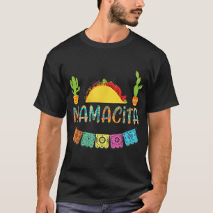 Camiseta Mamacita Taco Mexicano Fiesta Cactus Cinco De Mayo