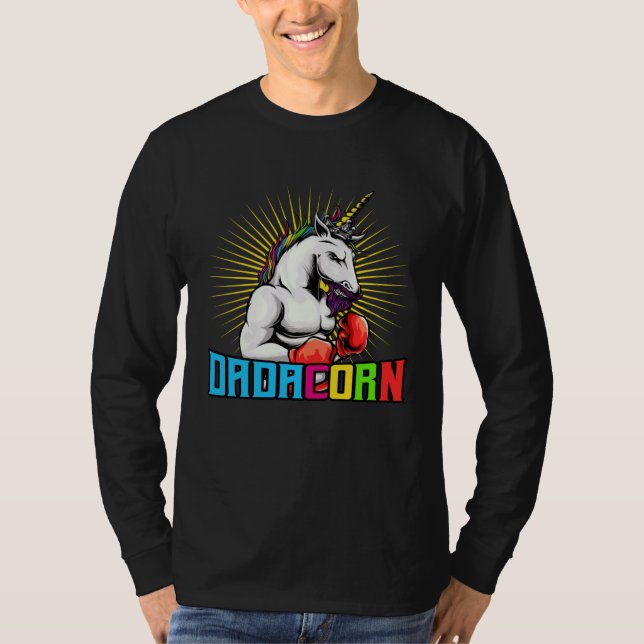 Camiseta Mamacorn and Dadacorn The First Dadacorn Together  (Anverso)