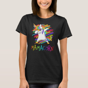 Camiseta Mamacorn Mom Dabbing Unicorn Costume Funny