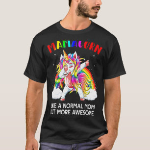 Camiseta Mamacorn Unicorn Funnyu2019s Mujeres disfraces Mam