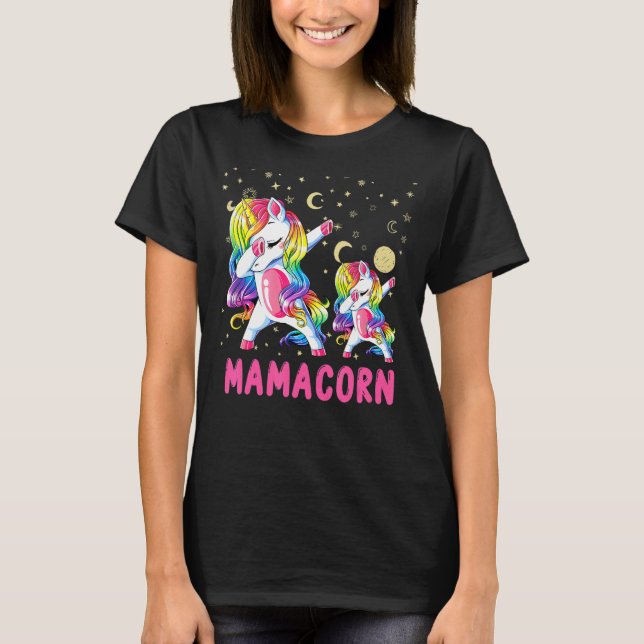 Camiseta Mamacorn Unicornio Día de la Madre (Anverso)