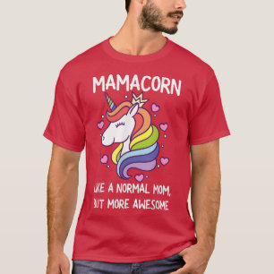 Camiseta Mamacorn unicornio disfraz de mamá graciosa mamaco