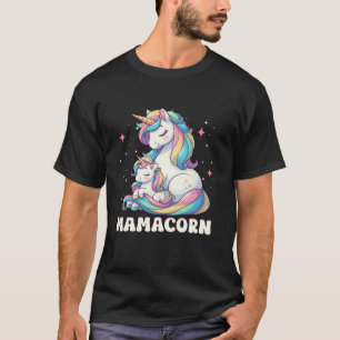 Camiseta Mamacorn Unicornio disstume divertida mamá mamá de