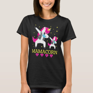 Camiseta Mamacorn unicornio momia divertida disfraz de madr