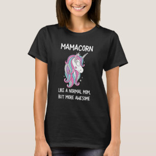 Camiseta Mamacorn Unicornio mujeres disfraces de mamá Día d