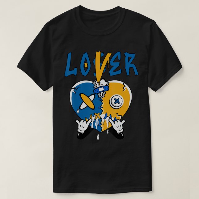 Camiseta Mamáes amarillas azules bajas que gotean sobre el  (Diseño del anverso)