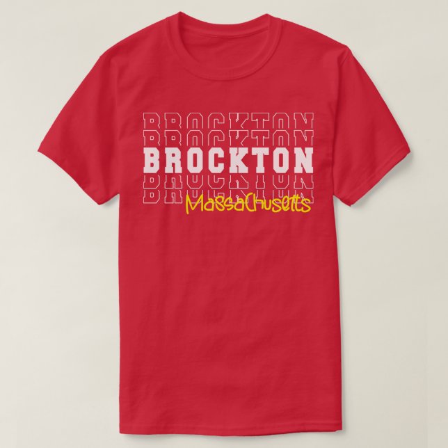 Camiseta Mamáes Brockton de Massachusetts (Diseño del anverso)