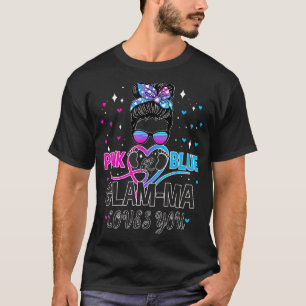 Camiseta Mamáes De Glam Rosadas O Azules Desordenadas Te Am