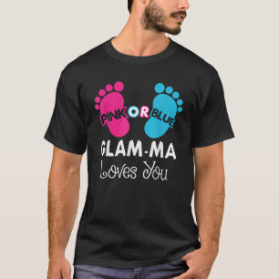 Camiseta Mamáes de glam rosado o azul te encanta el sexo re