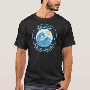 Camiseta Mamáes de Gloucester Massachusetts Surf Náutico de
