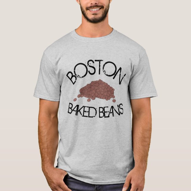 Camiseta Mamáes de judías al horno de Boston Foodie de Mass (Anverso)