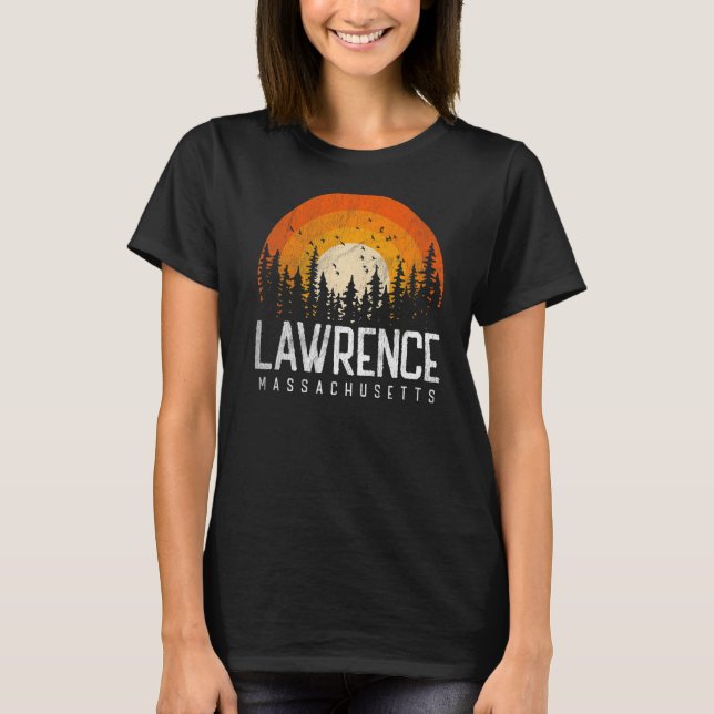 Camiseta Mamáes de Lawrence Massachusetts retro de los años (Anverso)