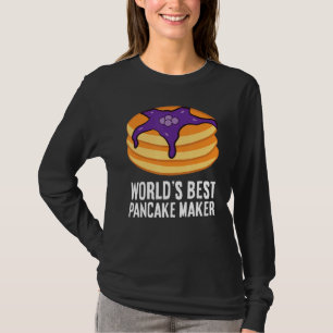 Camiseta Mamáes de panqueques de la mañana del desayuno