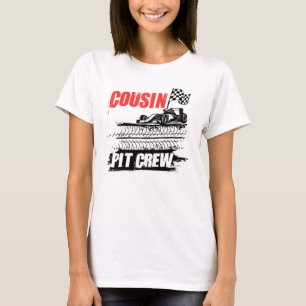 Camiseta Mamáes de Racer de la Bandera de Control de Carrer