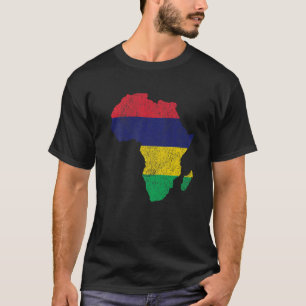 Camiseta Mamáes de regalo de silueta del continente african