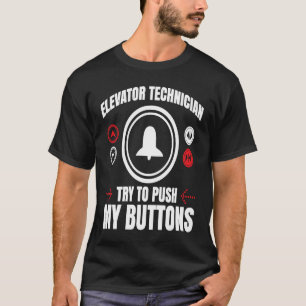 Camiseta Mamáes de reparación mecánica del elevador técnico