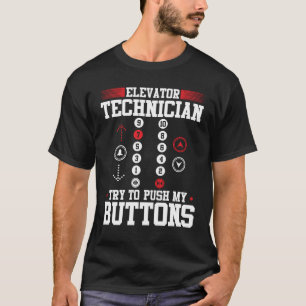 Camiseta Mamáes de reparación mecánica del elevador técnico