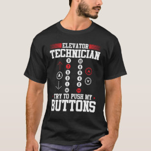 Camiseta Mamáes de reparación mecánica del elevador técnico