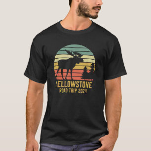 Camiseta Mamáes de Yellowstone National Park Family Road Tr