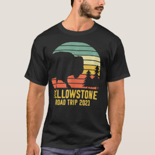 Camiseta Mamáes de Yellowstone National Park Family Road Tr