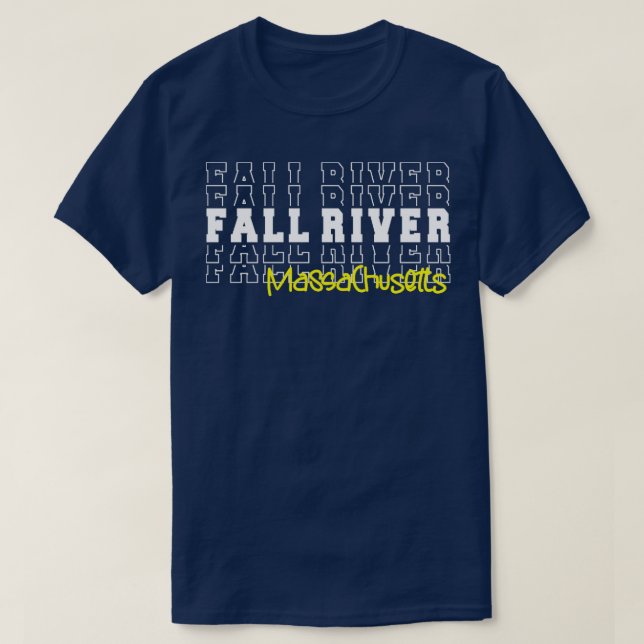 Camiseta Mamáes del río Caída en Massachusetts (Diseño del anverso)