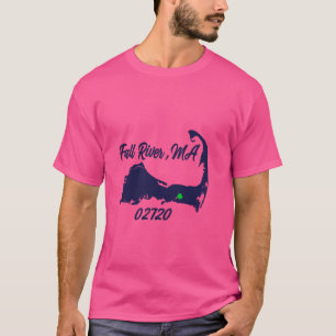 Camiseta Mamáes del río otoño 02720 MASS MASS Mapa estatal 