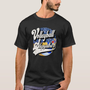 Camiseta Mamáes familiares del padrastro de voleibol Vintag