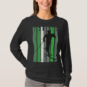 Camiseta Mamáes Guay de esquí de fondo para hombres retro