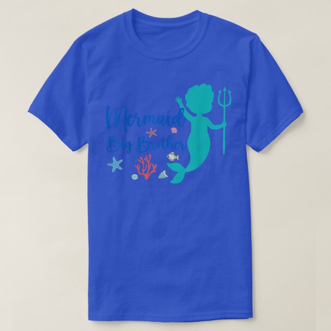 Camiseta Mamáes temáticas de la familia Mermaid Gran Herman (Diseño del anverso)