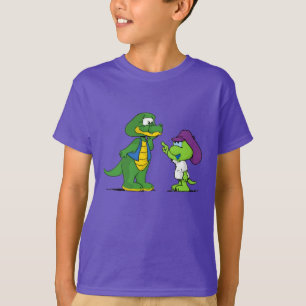 Camiseta MAMAMACANZ   Alligador verde y Chameleon