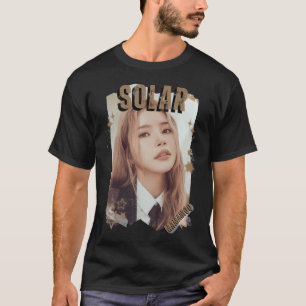 Camiseta Mamamooo Solar Kpop grupo femenino Scrapbook Colla
