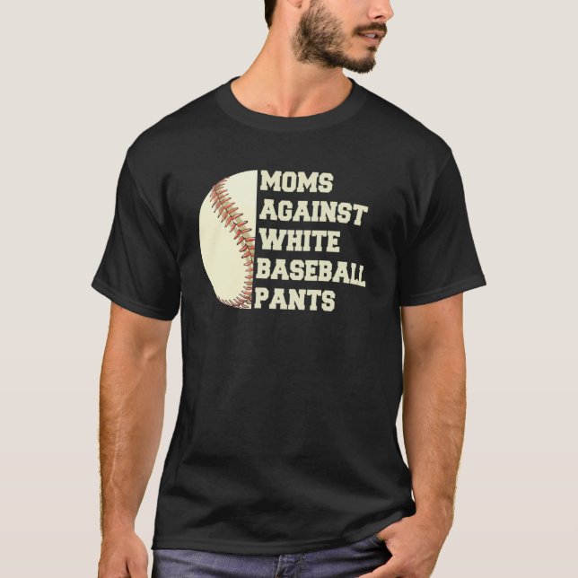 Camiseta Mamás contra mujer de pelota blanca dicen Qu (Anverso)