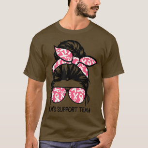 Camiseta Mamas de bollo desordenadas apoyan a un equipo sob