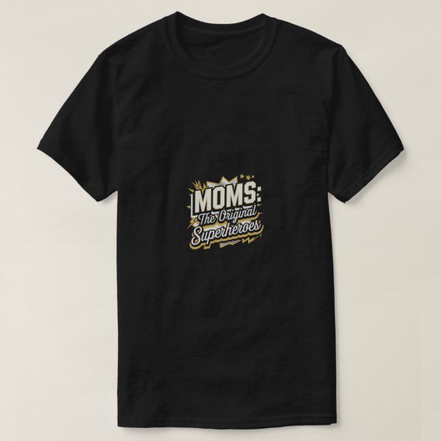 Camiseta Mamás de los superhéroes originales (Diseño del anverso)