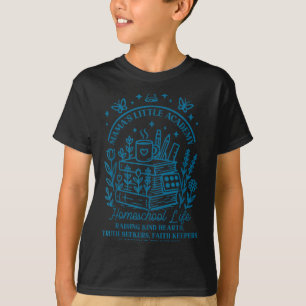 Camiseta Mama's little academy vida escolar en casa fe fami