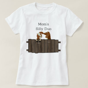 Camiseta Mamás Silly Duo 2 cabras